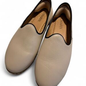 Charix Cream Slip-On Loafers